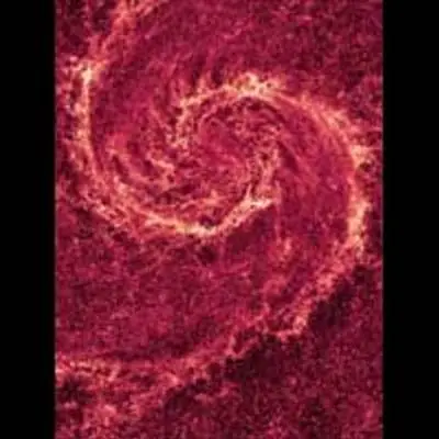 Hubble NICMOS Infrared Image of M51