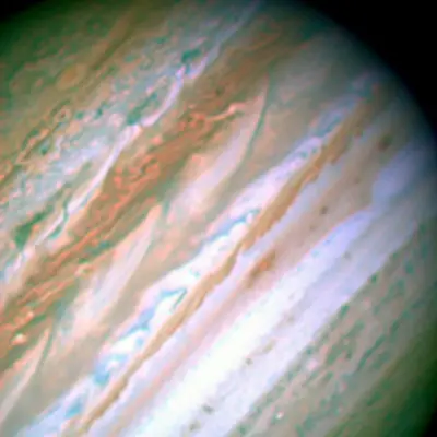 Visible-Light Image of Jupiter - Hubble Space Telescope
