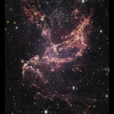 Protoplanetary Disks in NGC 346 (NIRCam Image)