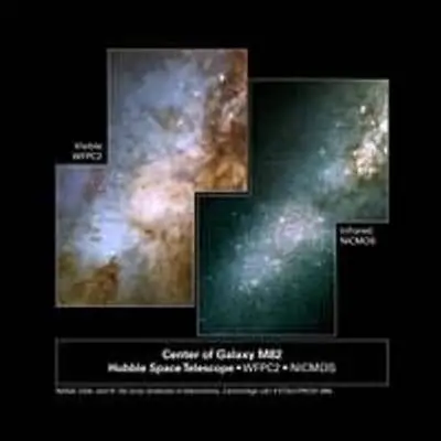 Hubble's Visible and Infrared Views of Nearby Galaxies Yield Clues to Early Universe