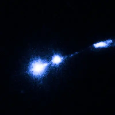 M87 Nucleus and Bright Knot - STIS - July 17, 2002