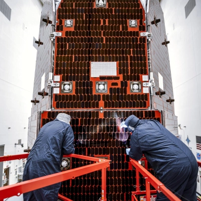 Roman Space Telescope Solar Array Cleaning