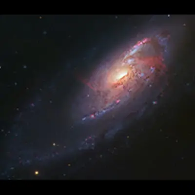 M106, Spiral Galaxy in Canes Venatici