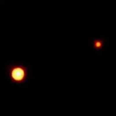 Pluto and Its Moon, Charon