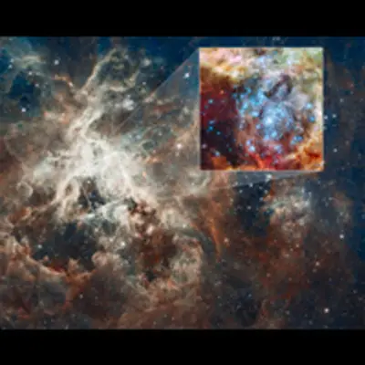30 Doradus Nebula and Star Clusters