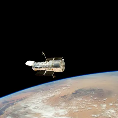 Hubble Space Telescope in Earth Orbit