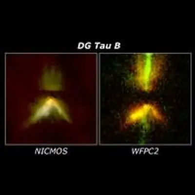 DG Tau B: A Star System Emits Jets of Gas