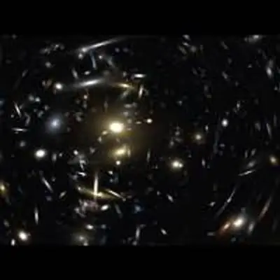 Galaxy Cluster Imaged by ACS/WFC Detail (Simulation)