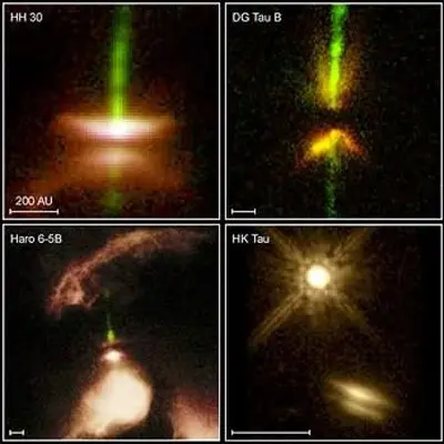 Young Stars Surrounded by Disks of Dust
