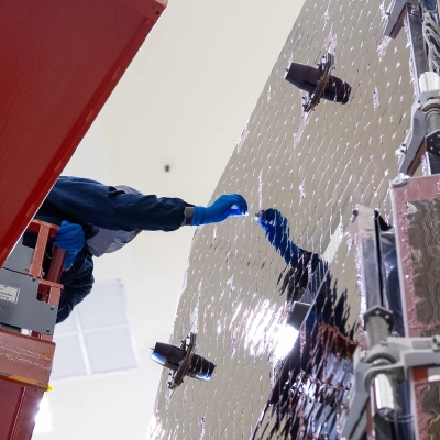 Roman Space Telescope Solar Array Cleaning