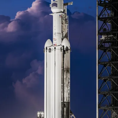 Roman Space Telescope Vertical at LC 39A