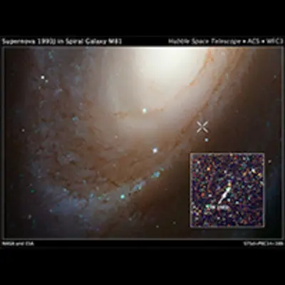 Supernova 1993J in Spiral Galaxy M81
