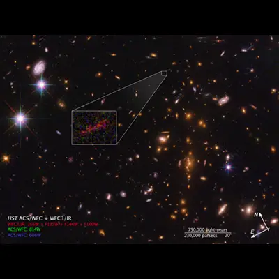 Compass Image for SPT0615-JD Lensed Galaxy (z~10)