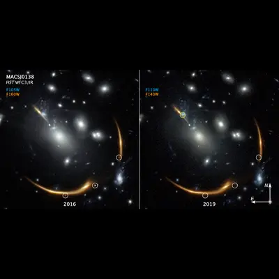 MACS J0138 Compass Image
