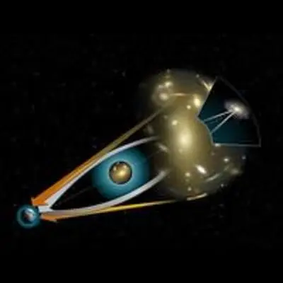 The Gravitational Field of the Cluster Acts like a Zoom Lens