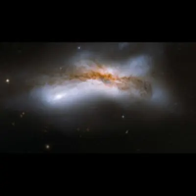 Hubble Interacting Galaxy NGC 520