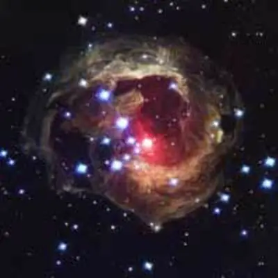 Light Echoes From Red Supergiant Star V838 Monocerotis - October 2004
