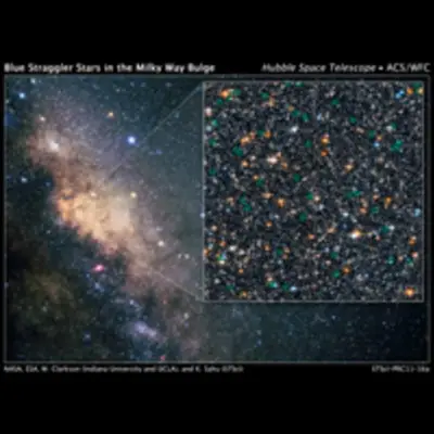 Hubble Finds Blue Straggler Stars in the Galactic Bulge