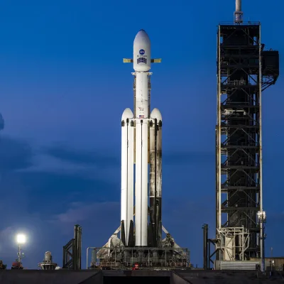 Roman Space Telescope Vertical at LC 39A