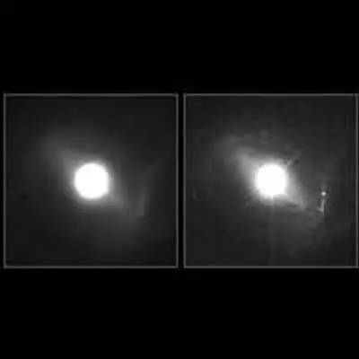 Quasar Lies in Core of Colliding Galaxy