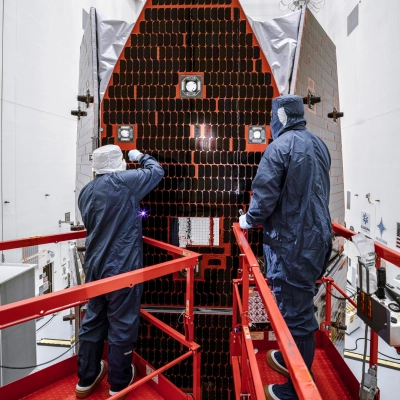Roman Space Telescope Solar Array Cleaning