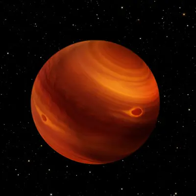 Illustration of Nearby Brown Dwarf