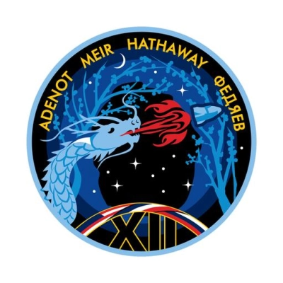 The official insignia of NASA's SpaceX Crew-12 mission to the International Space Station