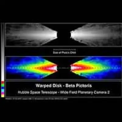 Warped Disk May Indicate Presence of Planet Around the Star Beta Pictoris