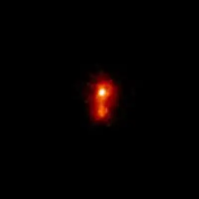 Simulated Image of I Zw 18 at ~300Mly