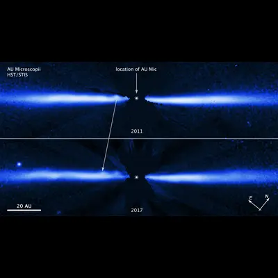 Compass Image for AU Microscopii