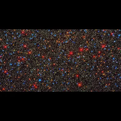 Colorful Stars Galore Inside Globular Star Cluster Omega Centauri