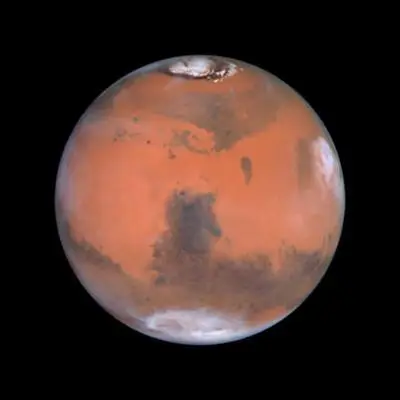 Mars' Syrtis Major Region and Hellas Impact Crater