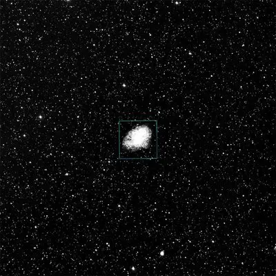 DSS 1 degree, VLT field outlined