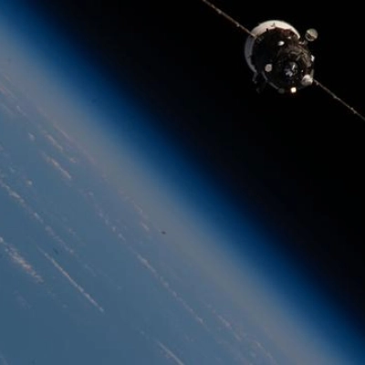 Progress 94 approaches the International Space Station for Docking