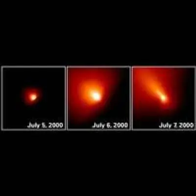 Comet LINEAR's Violent Outburst