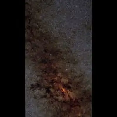 2 Micron All Sky Survey (2MASS) mosaic of the center of the Milky Way