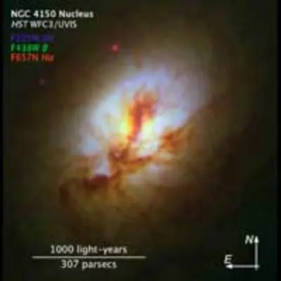 Compass and Scale Image for NGC 4150