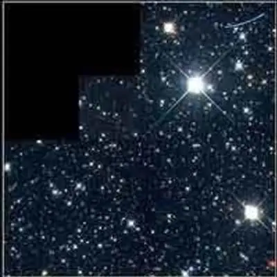 Mile-Wide Asteroid Streaks By Background of Stars