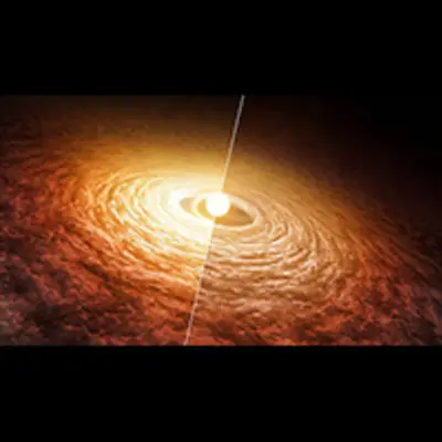 FU Orionis (Artist's Concept)