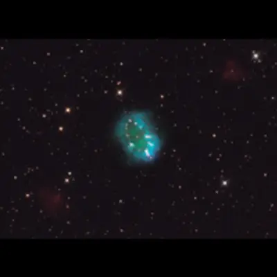 A Cosmic Necklace Larger than a Solar System