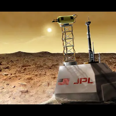 View of Martian Surface Before Dust Storm