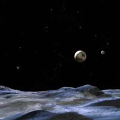 An Artist's View of the Pluto System