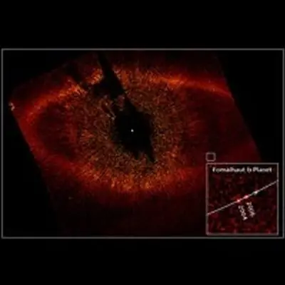 HST Image of Fomalhaut and Fomalhaut b
