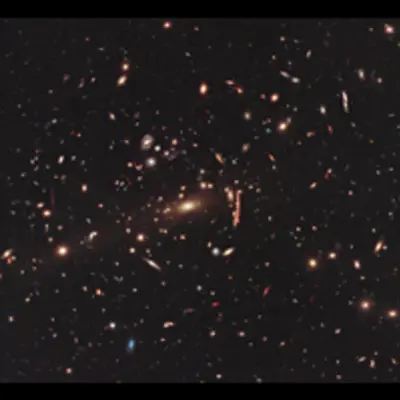 Gravitational Lens and Galaxy Cluster, MACS 1206