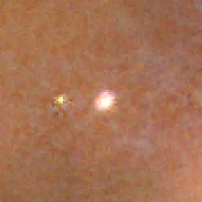 Closeup of Proplyd in Trifid Nebula
