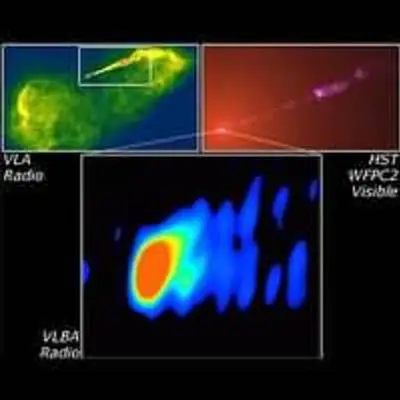 Close-Up Look at a Jet Near a Black Hole