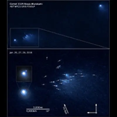 Comet 332P Annotated Compass Image