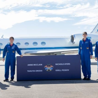 NASA's SpaceX Crew-10 Arrival at Kennedy Space Center