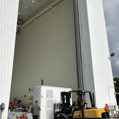 Key Support Equipment Arrives at Kennedy for Roman Space Telesco