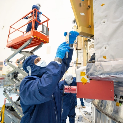 Roman Space Telescope Plaque Install